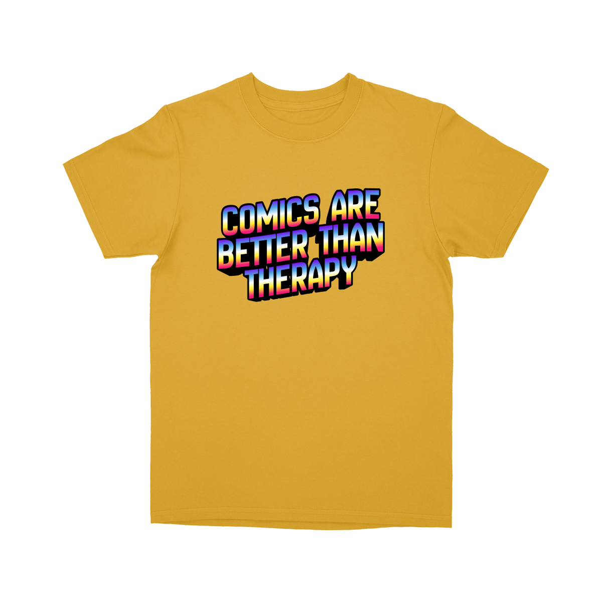 Basic Youth T-shirt - Athletic Gold - front