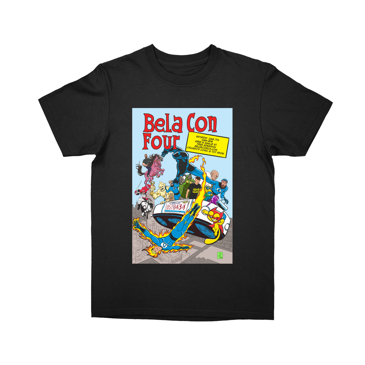 Basic Youth T-shirt - Black - front***Black|||Basic Youth T-shirt