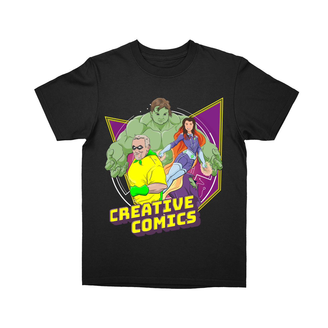 Basic Youth T-shirt - Black - front