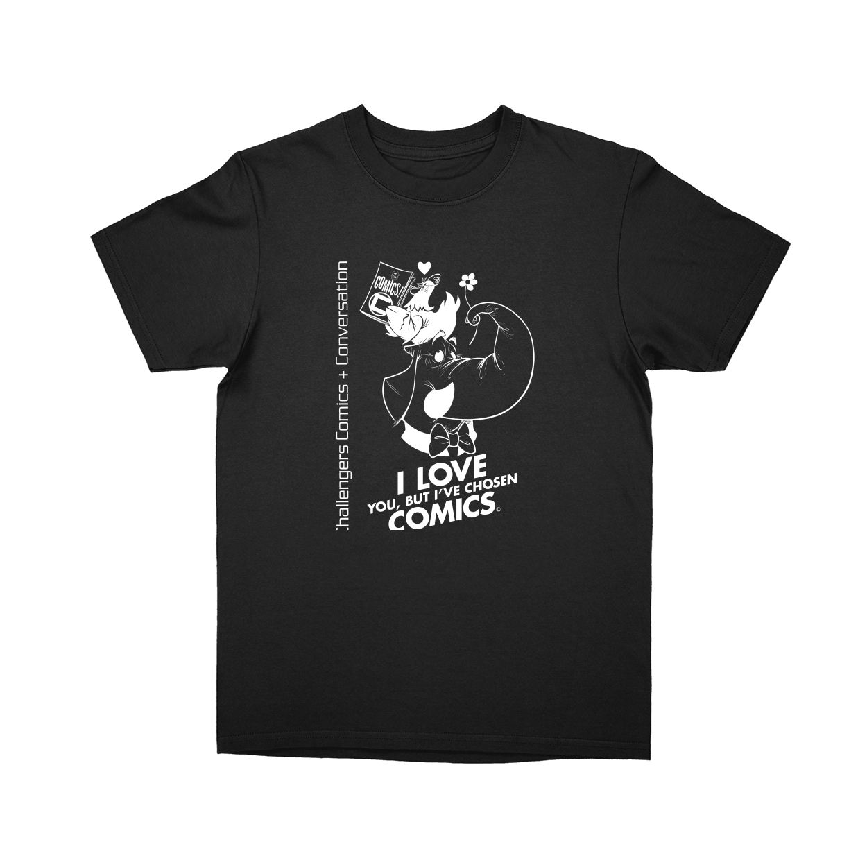 Basic Youth T-shirt - Black - front***Black|||Basic Youth T-shirt