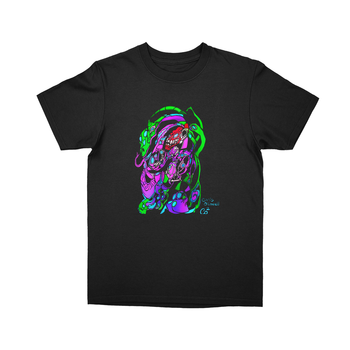 Basic Youth T-shirt - Black - front***Black|||Basic Youth T-shirt