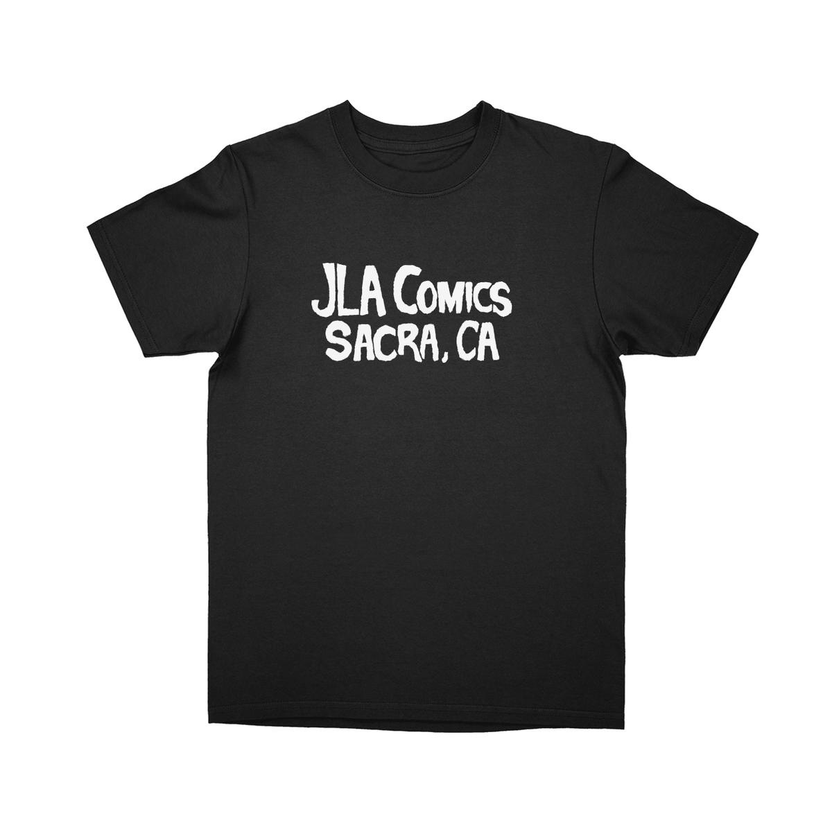 Basic Youth T-shirt - Black - front***Black|||Basic Youth T-shirt