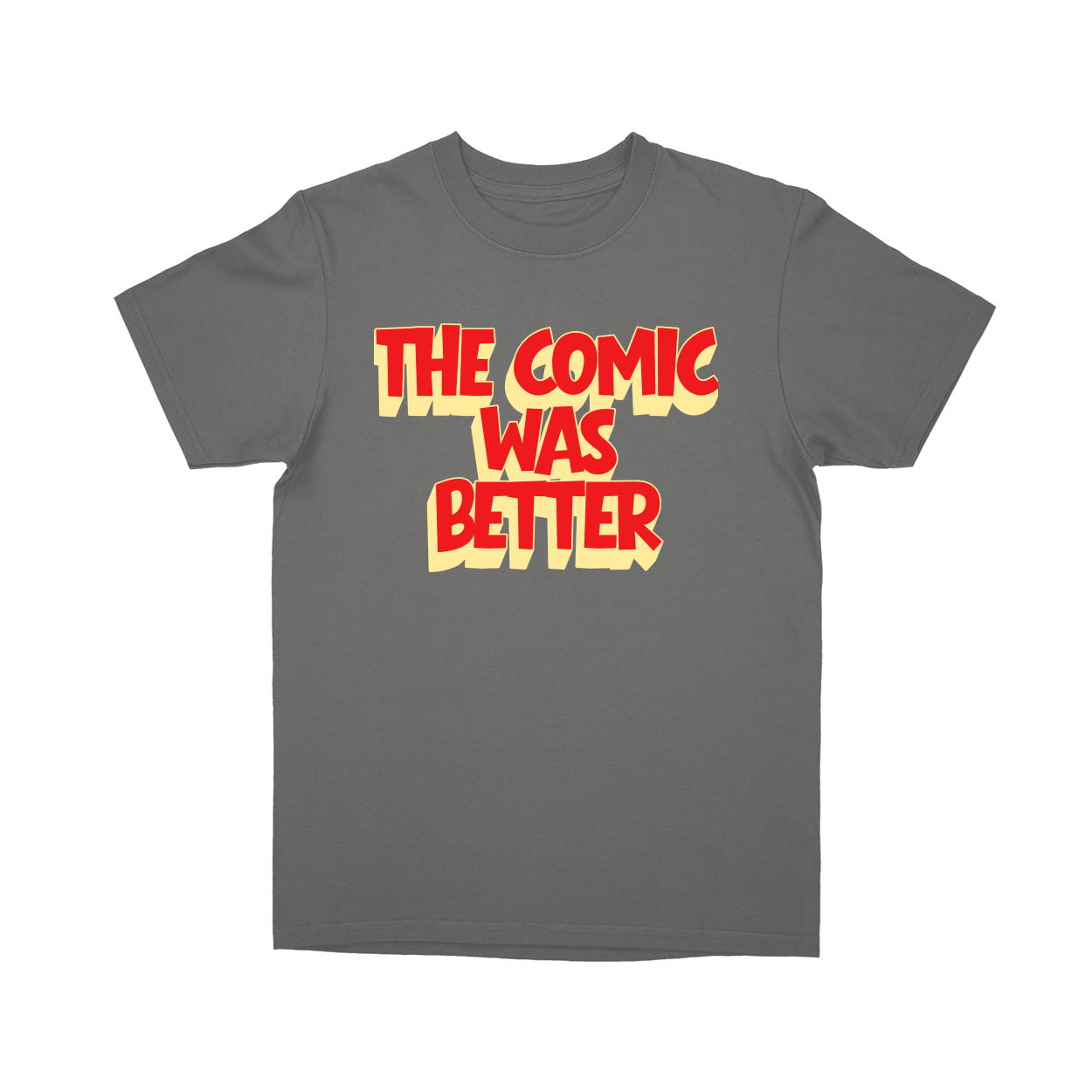 Basic Youth T-shirt - Charcoal - front