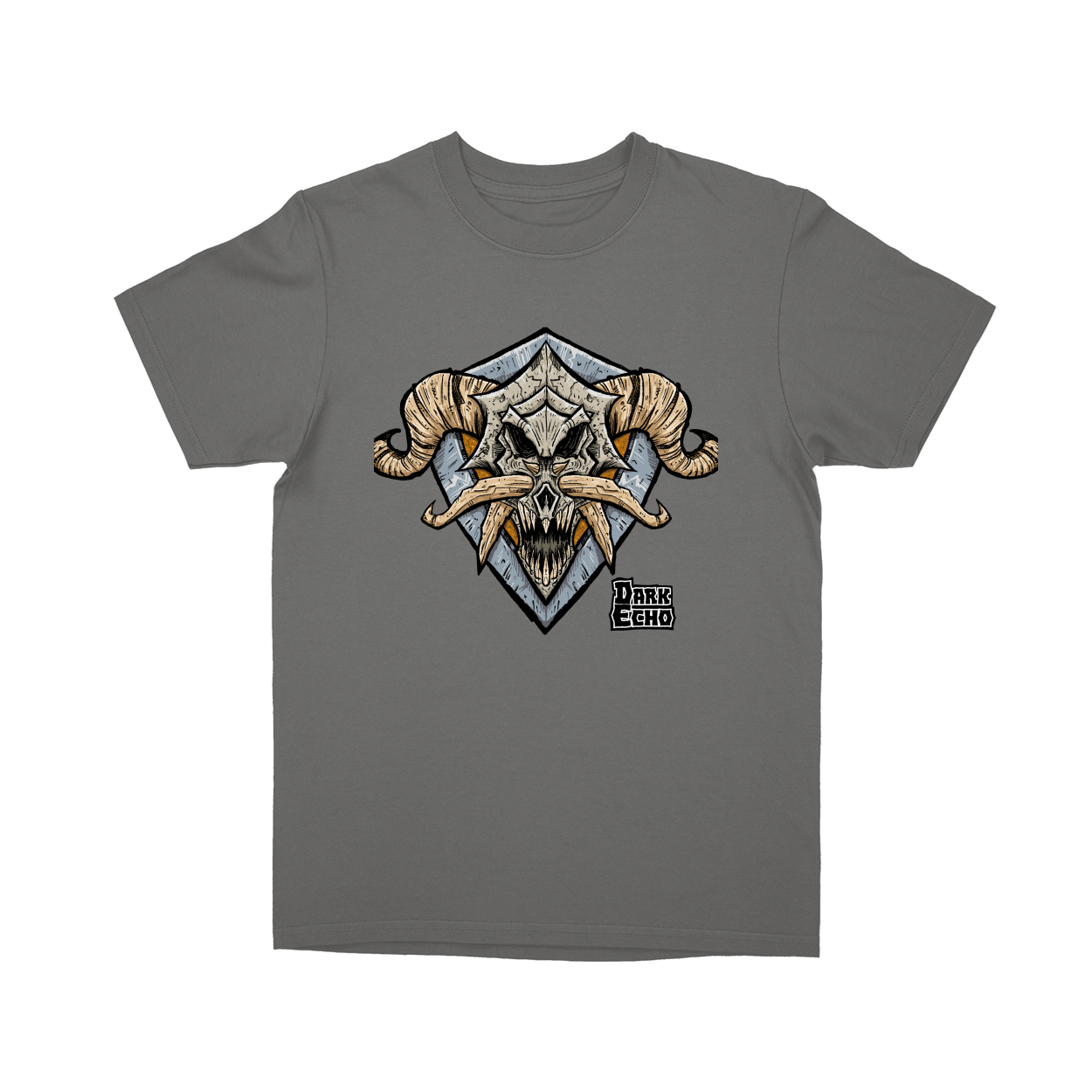 Basic Youth T-shirt - Charcoal - front***Charcoal|||Basic Youth T-shirt