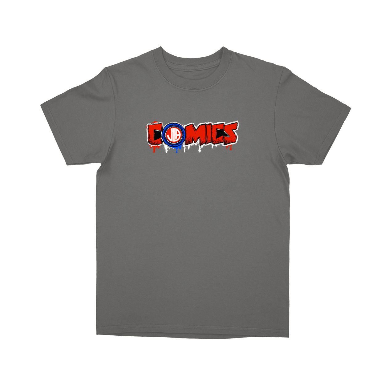 Basic Youth T-shirt - Charcoal - front