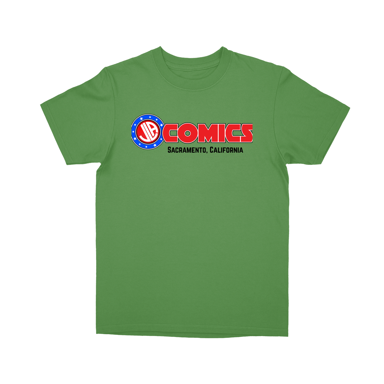 Basic Youth T-shirt - Green - front***Green|||Basic Youth T-shirt