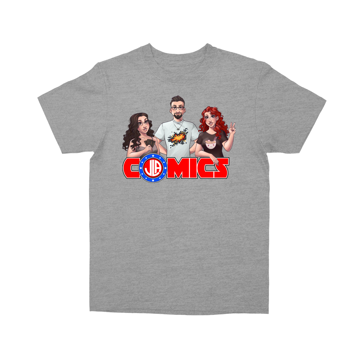 Basic Youth T-shirt - Heather Grey - back