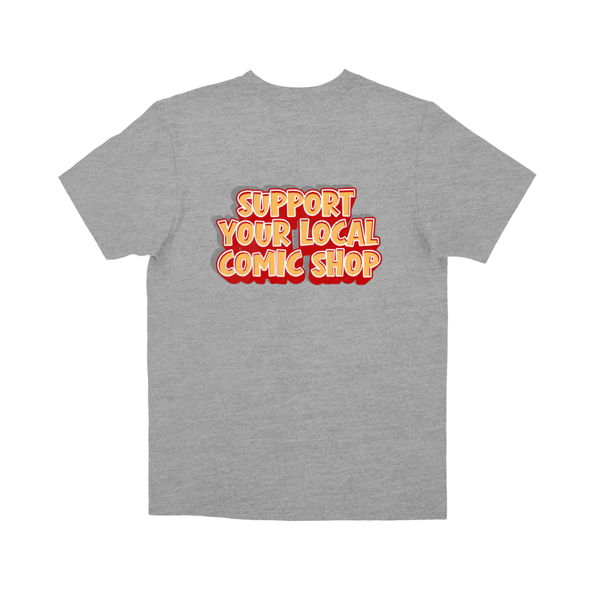 Basic Youth T-shirt - Heather Grey - front***Heather Grey|||Basic Youth T-shirt