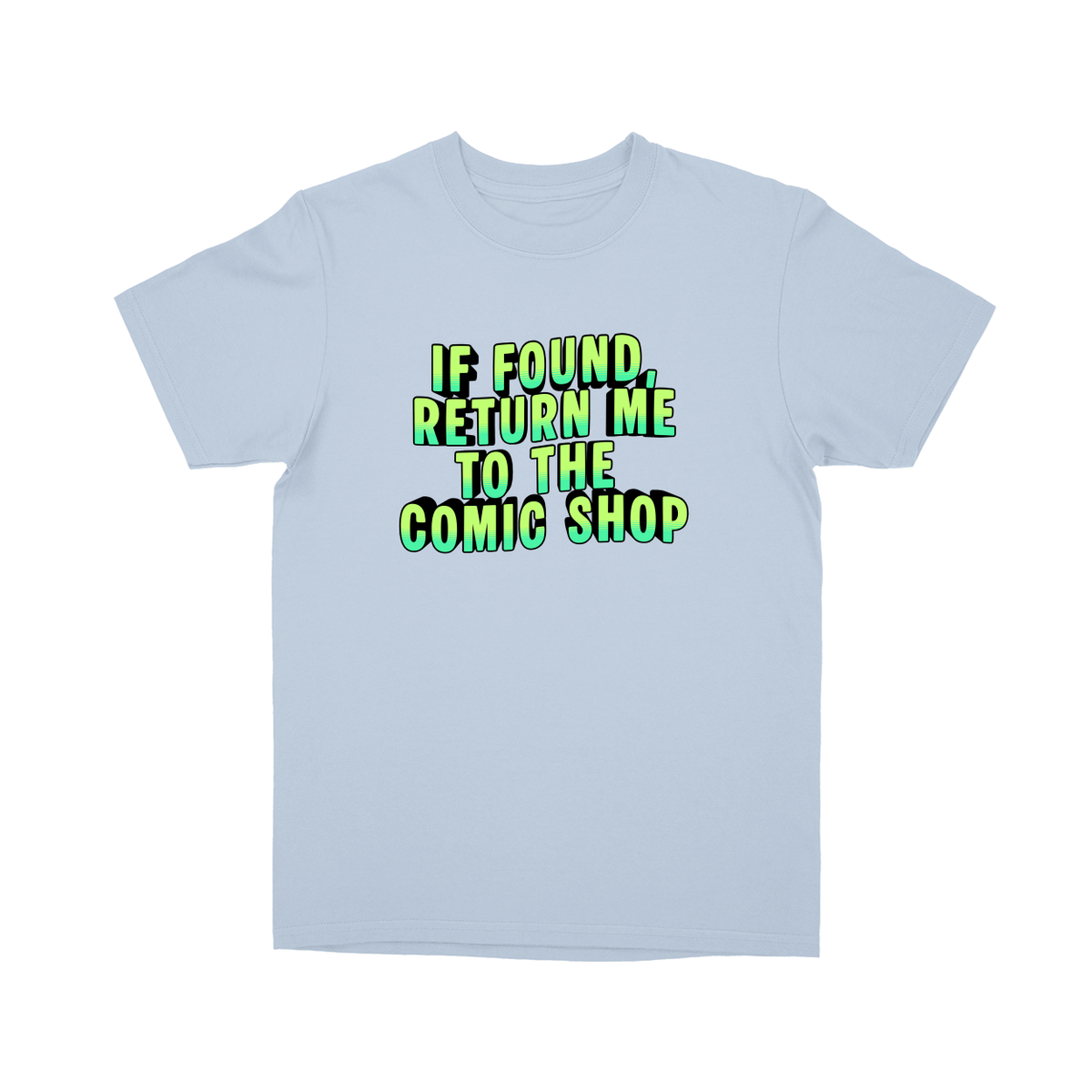 Basic Youth T-shirt - Light Blue - front