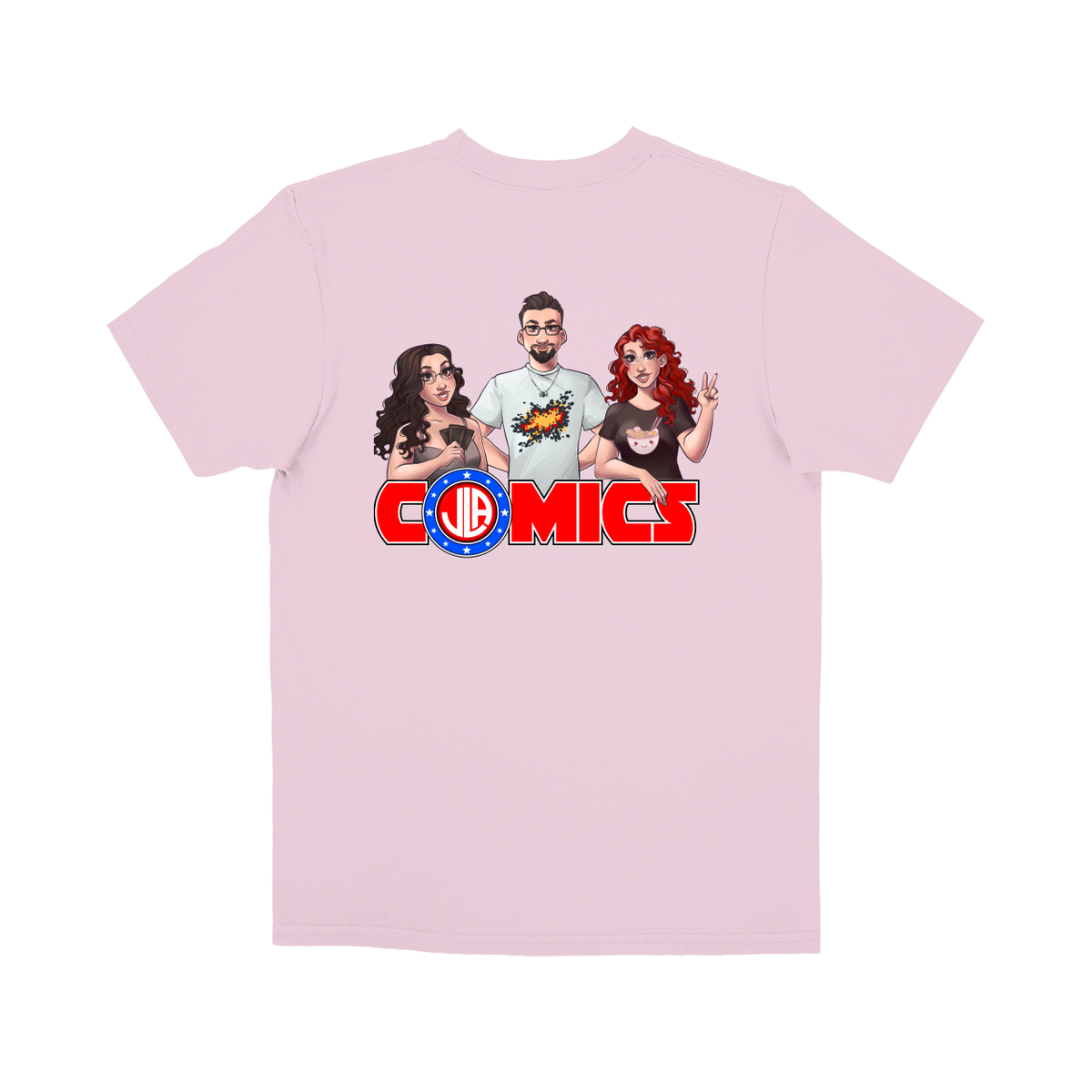Basic Youth T-shirt - Light Pink - back
