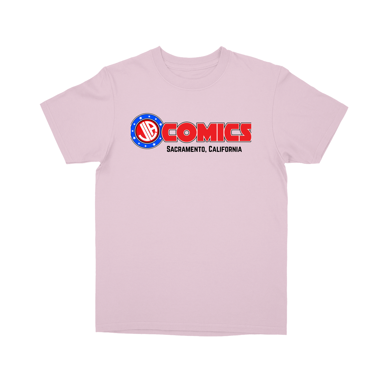 Basic Youth T-shirt - Light Pink - front***Light Pink|||Basic Youth T-shirt
