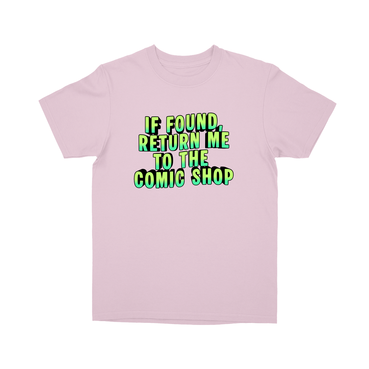 Basic Youth T-shirt - Light Pink - front