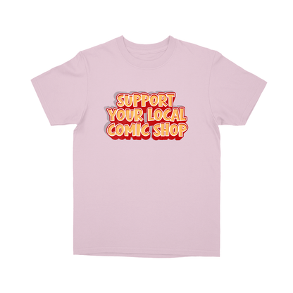 Basic Youth T-shirt - Light Pink - front