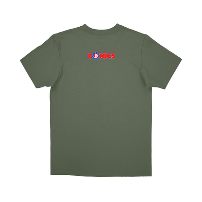 Basic Youth T-shirt - Military Green - back