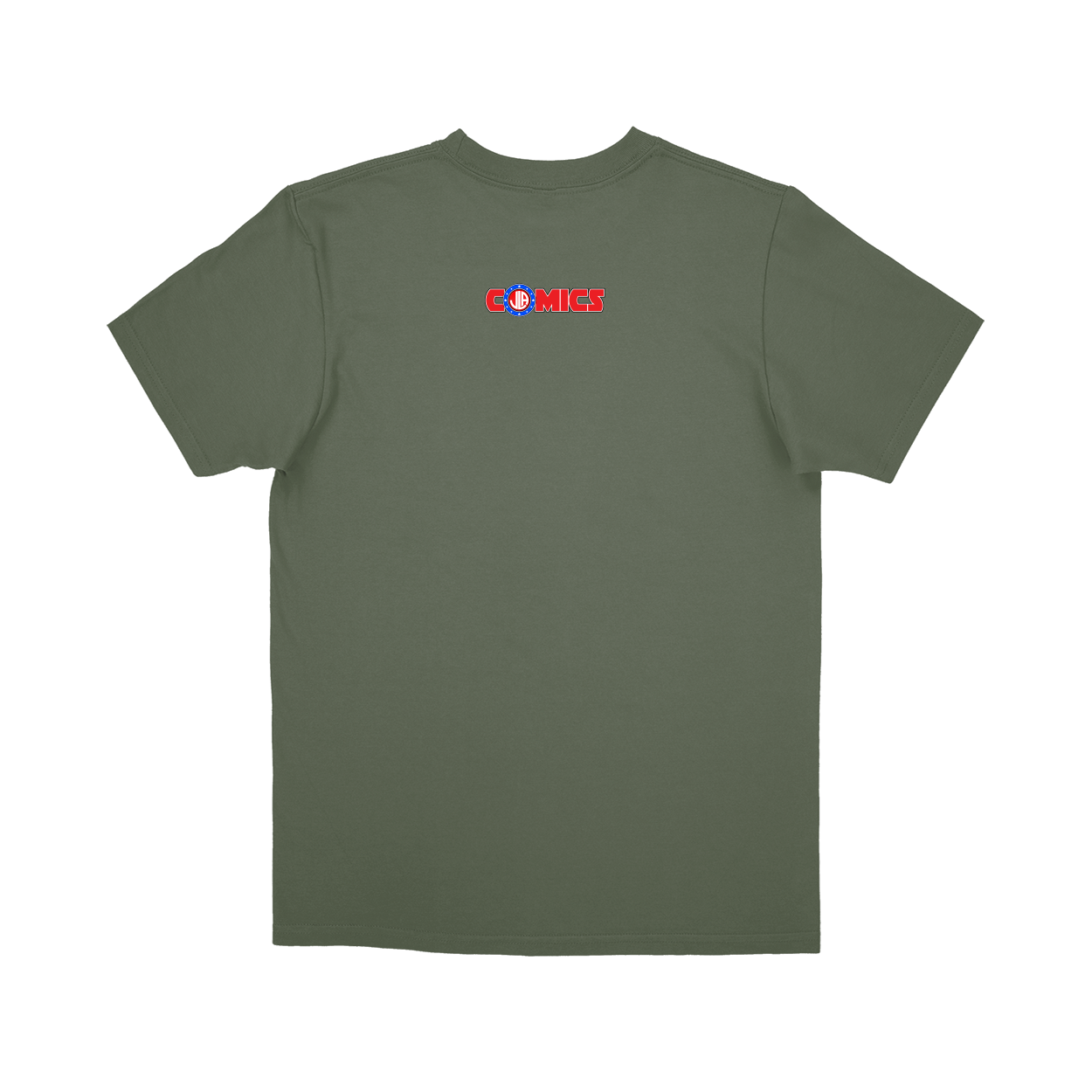 Basic Youth T-shirt - Military Green - back***Military Green|||Basic Youth T-shirt
