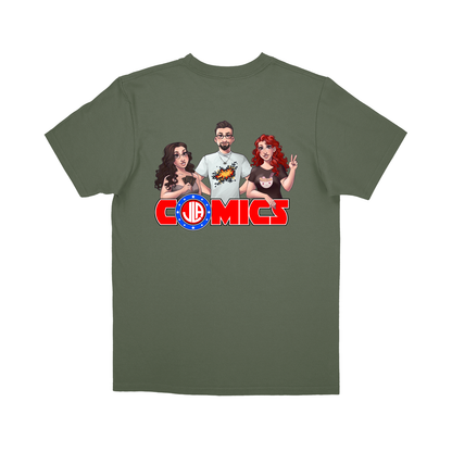 Basic Youth T-shirt - Military Green - back