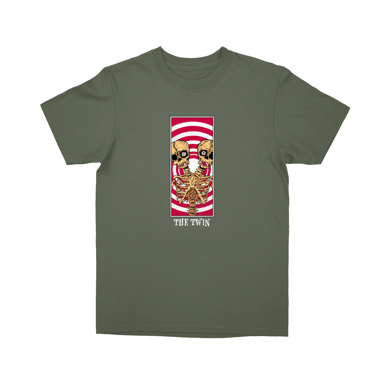 Basic Youth T-shirt - Military Green - front