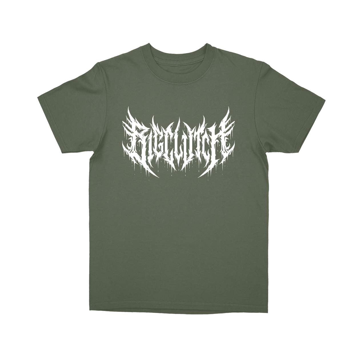Basic Youth T-shirt - Military Green - front