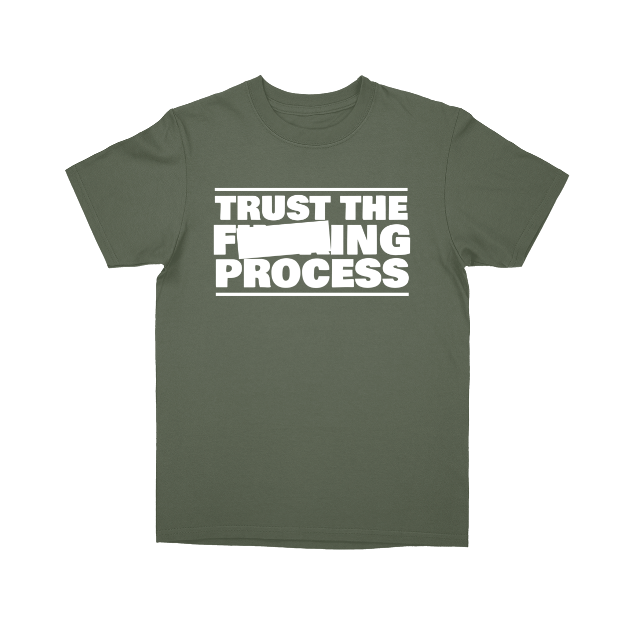 Basic Youth T-shirt - Military Green - front***Military Green|||Basic Youth T-shirt