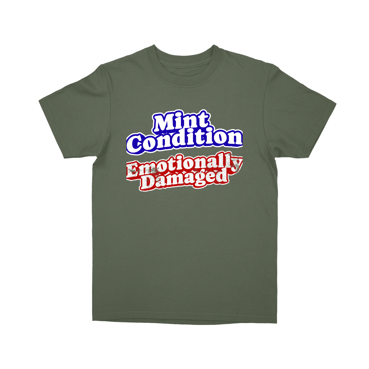 Basic Youth T-shirt - Military Green - front