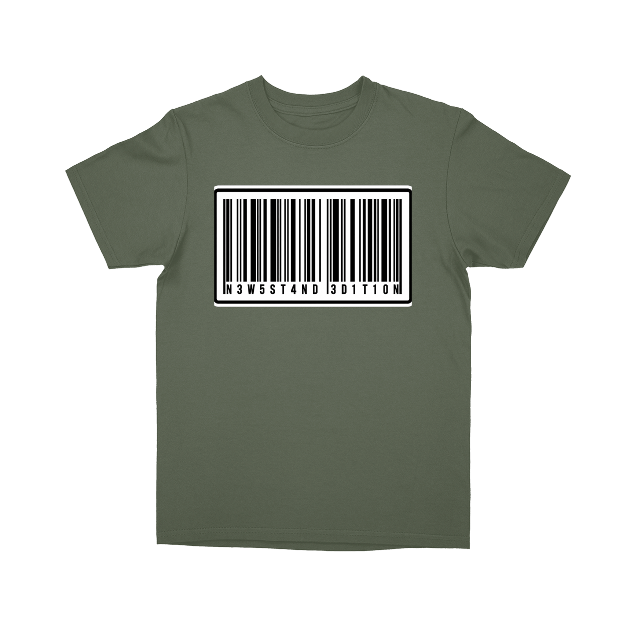 Basic Youth T-shirt - Military Green - front***Military Green|||Basic Youth T-shirt