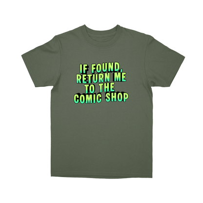 Basic Youth T-shirt - Military Green - front