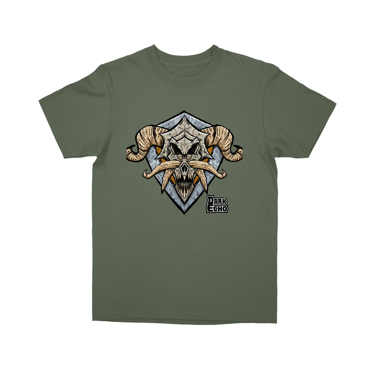 Basic Youth T-shirt - Military Green - front
