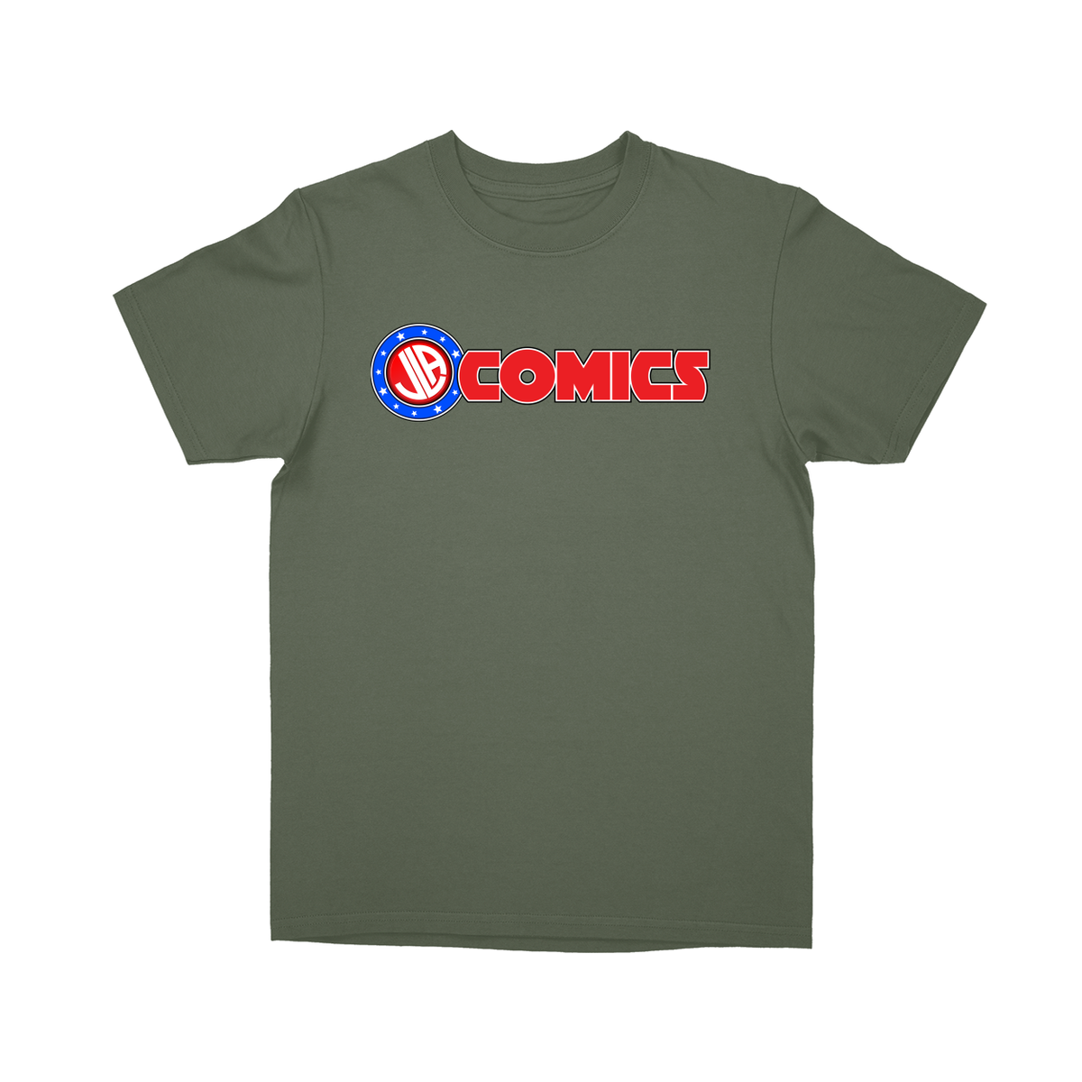 Basic Youth T-shirt - Military Green - front***Military Green|||Basic Youth T-shirt