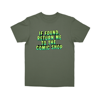 Basic Youth T-shirt - Military Green - front