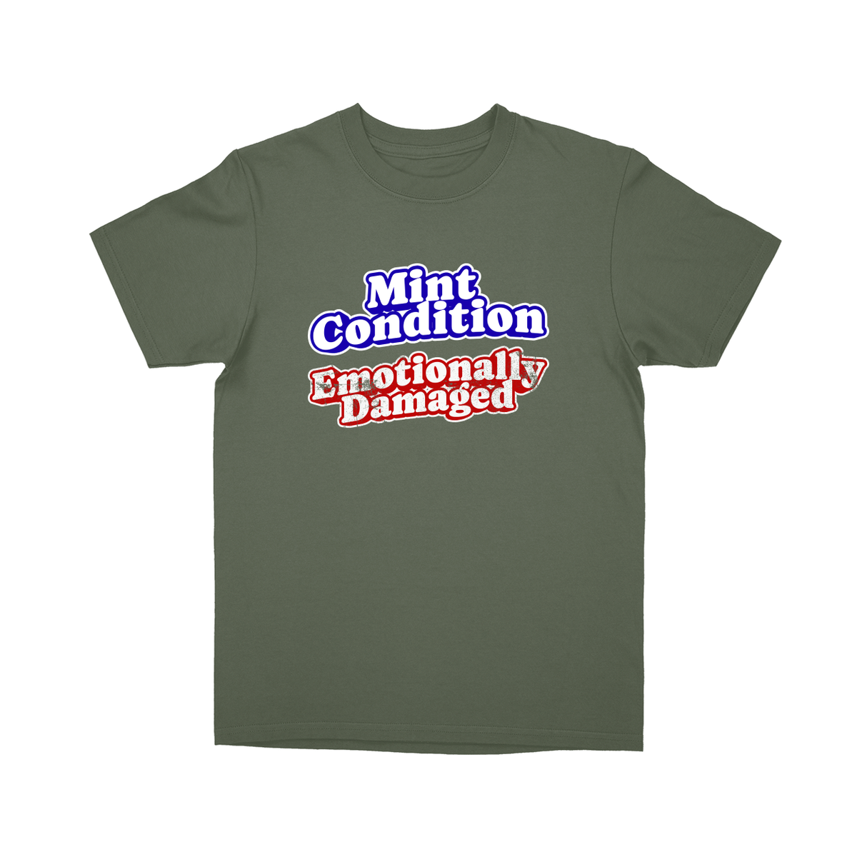 Basic Youth T-shirt - Military Green - front