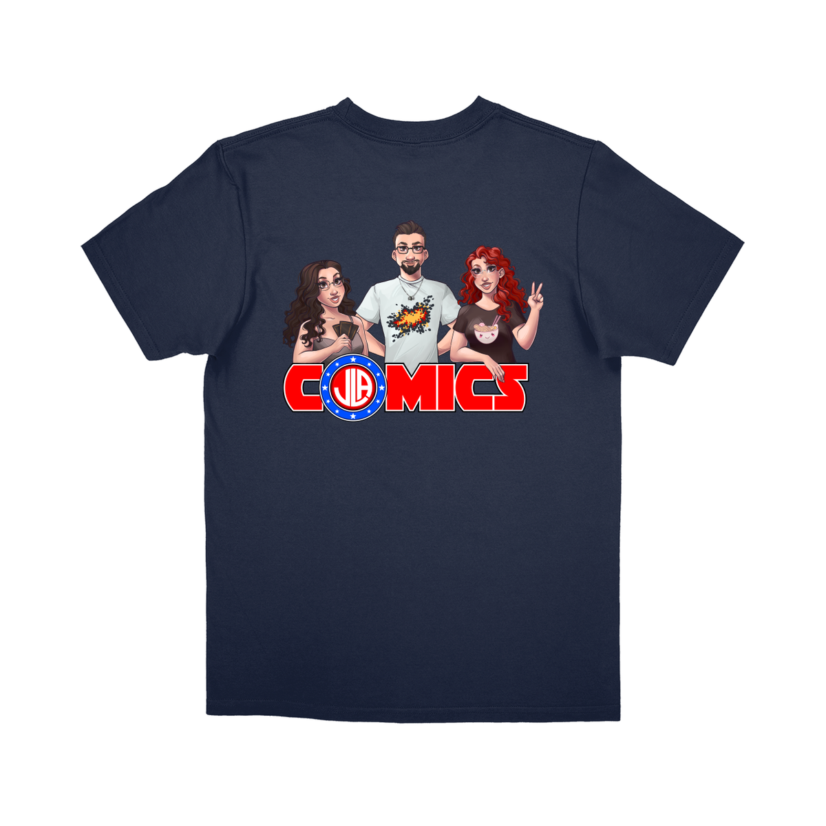 Basic Youth T-shirt - Navy - back