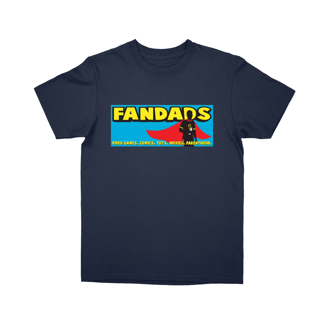 Basic Youth T-shirt - Navy - front***Navy|||Basic Youth T-shirt
