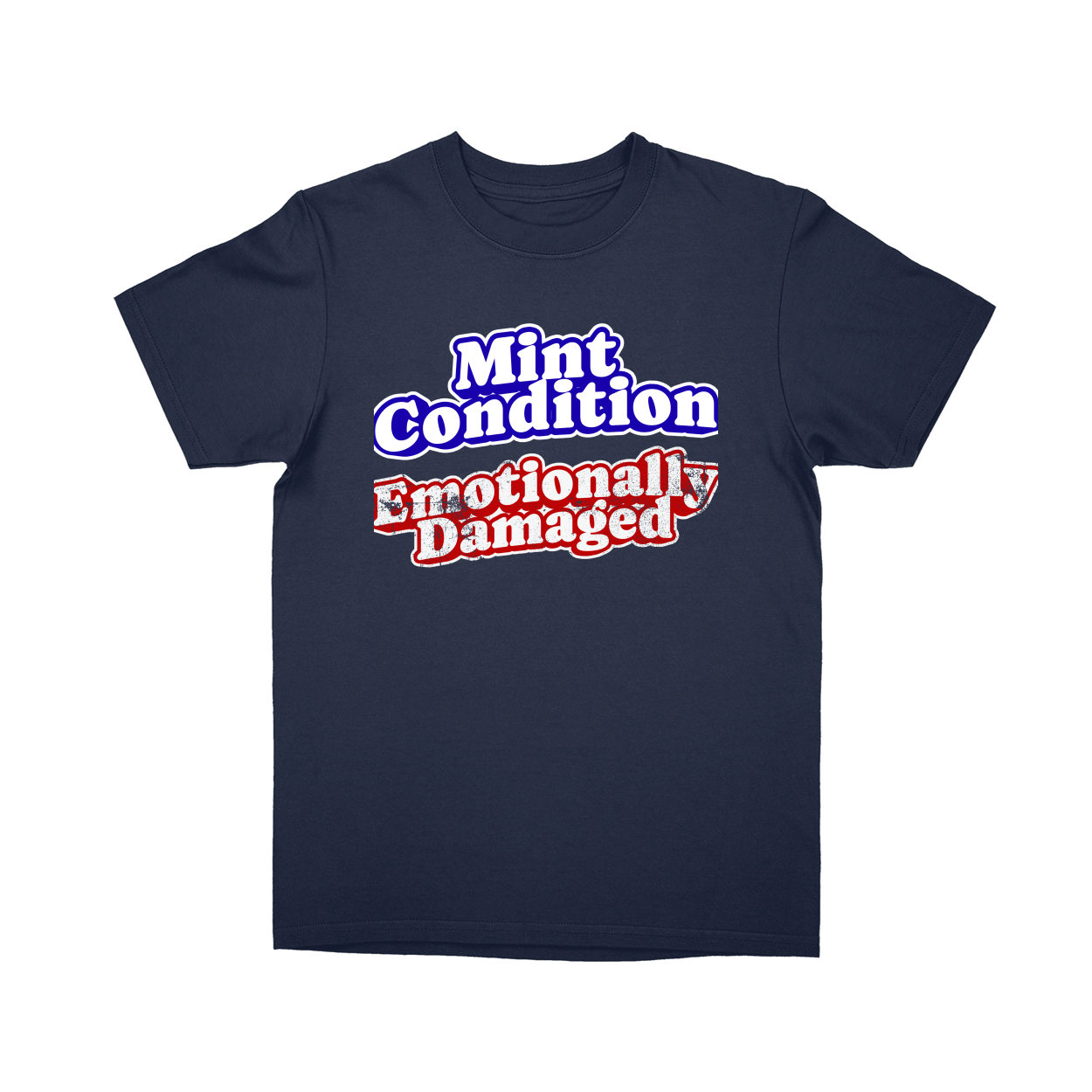 Basic Youth T-shirt - Navy - front