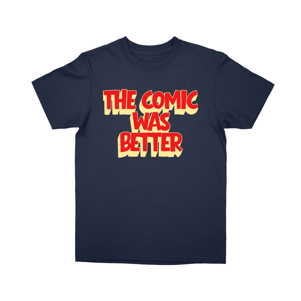 Basic Youth T-shirt - Navy - front***Navy|||Basic Youth T-shirt