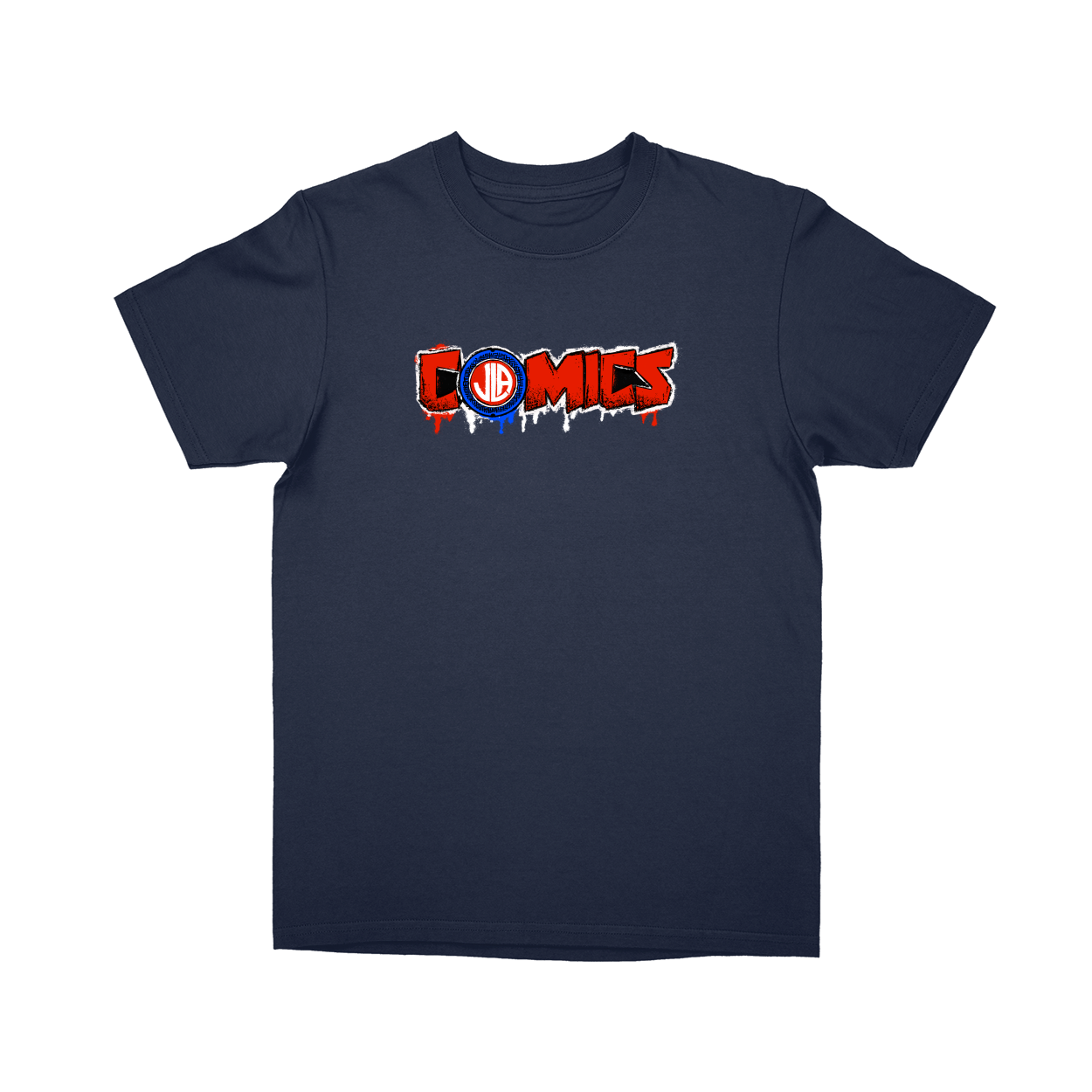 Basic Youth T-shirt - Navy - front