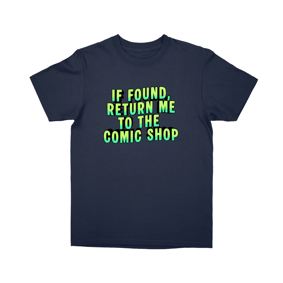 Basic Youth T-shirt - Navy - front