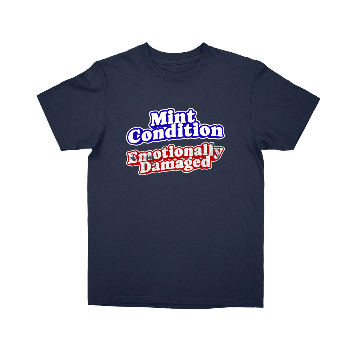 Basic Youth T-shirt - Navy - front