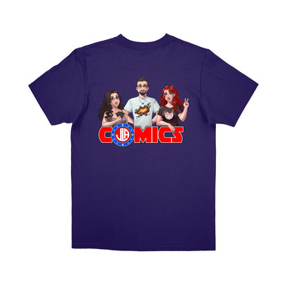 Basic Youth T-shirt - Purple - back