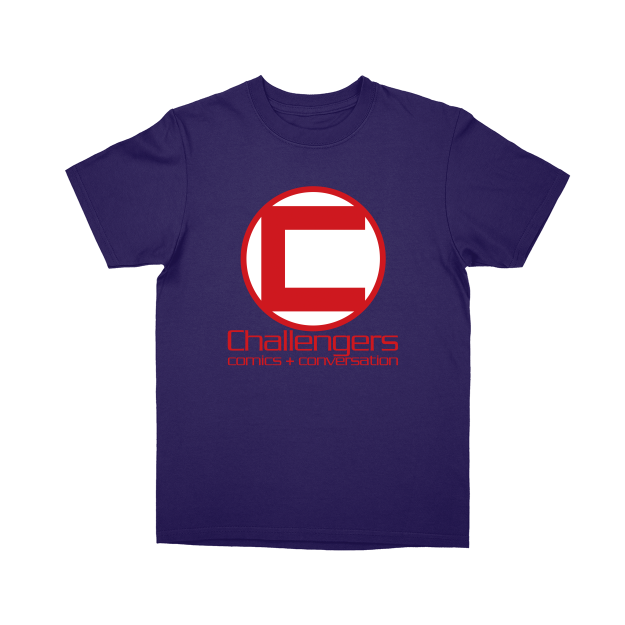 Basic Youth T-shirt - Purple - front***Purple|||Basic Youth T-shirt