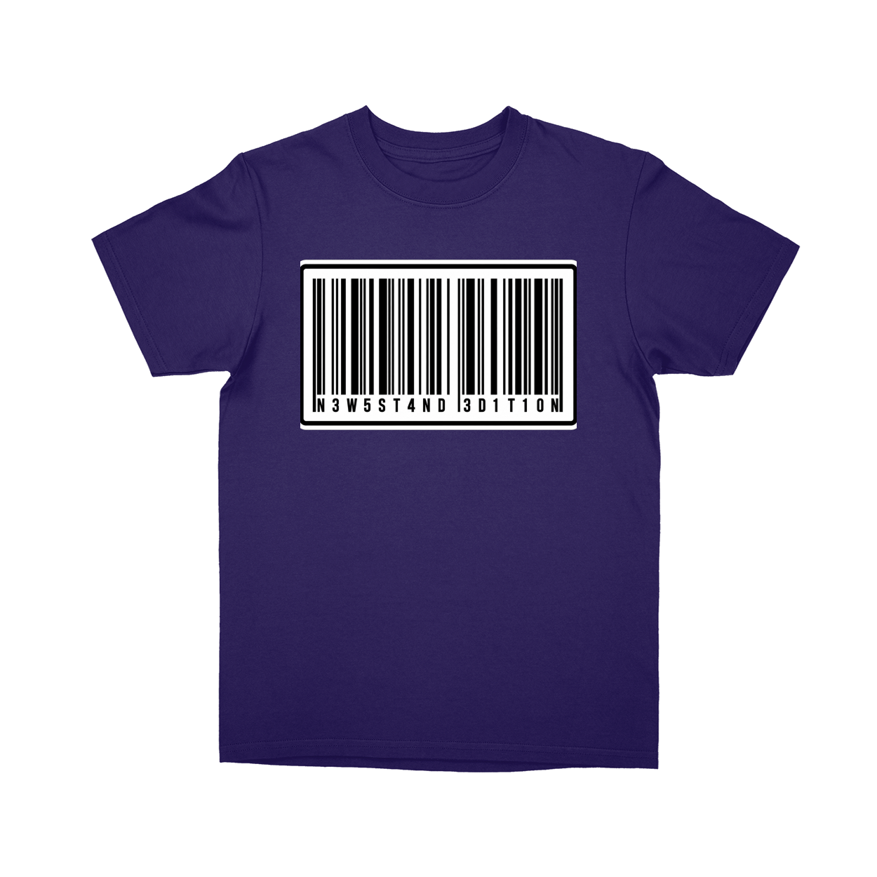 Basic Youth T-shirt - Purple - front***Purple|||Basic Youth T-shirt