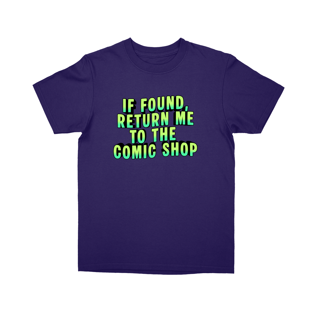 Basic Youth T-shirt - Purple - front