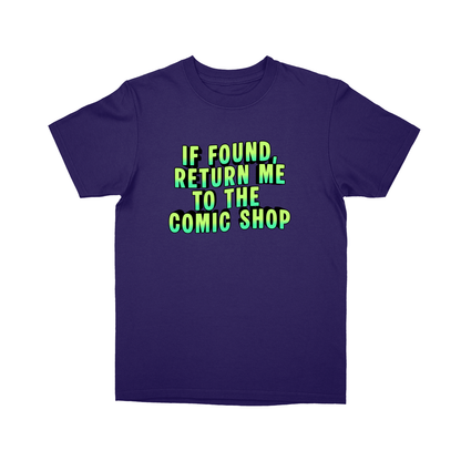Basic Youth T-shirt - Purple - front