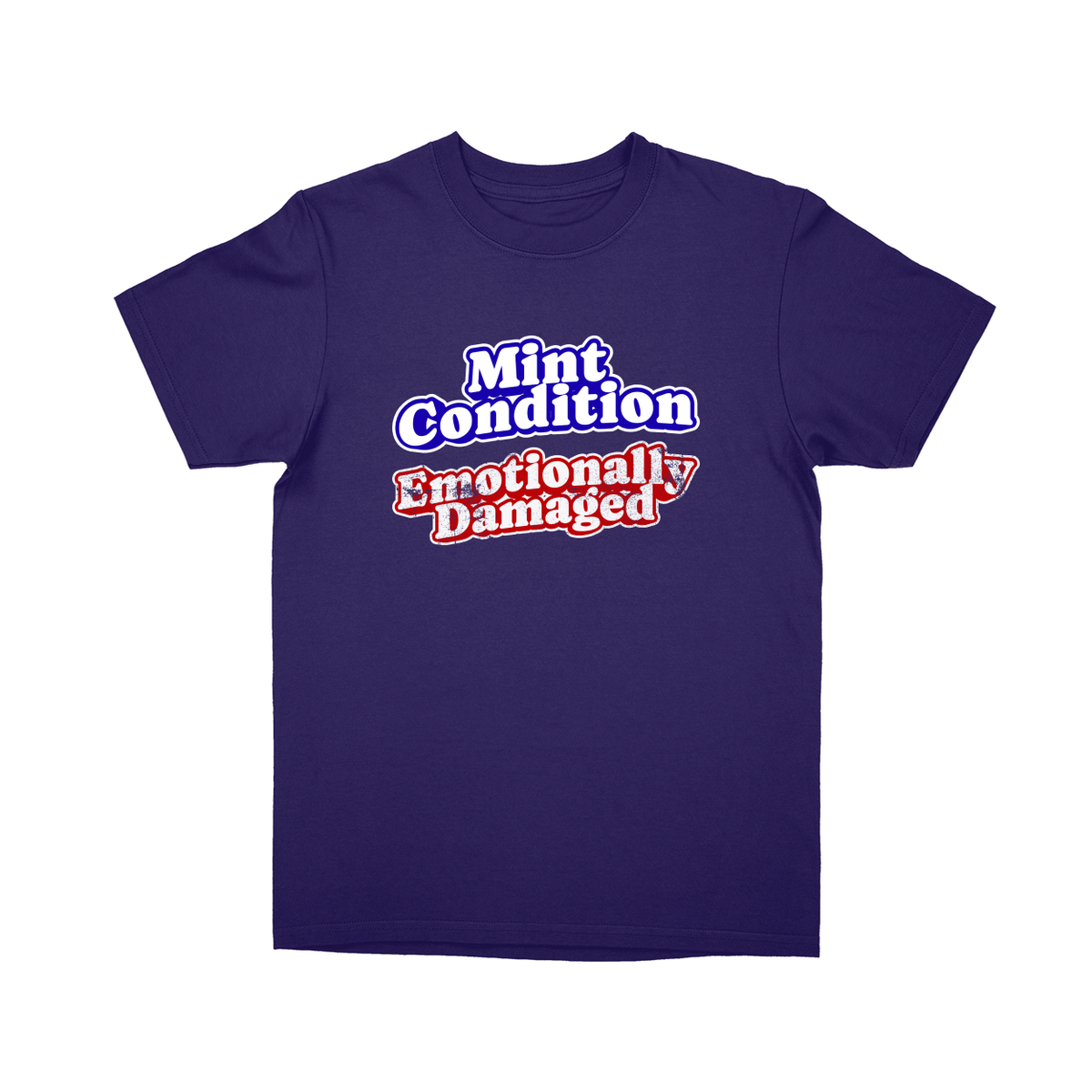 Basic Youth T-shirt - Purple - front***Purple|||Basic Youth T-shirt