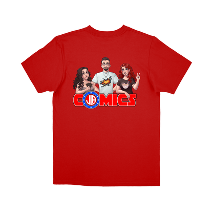 Basic Youth T-shirt - Red - back