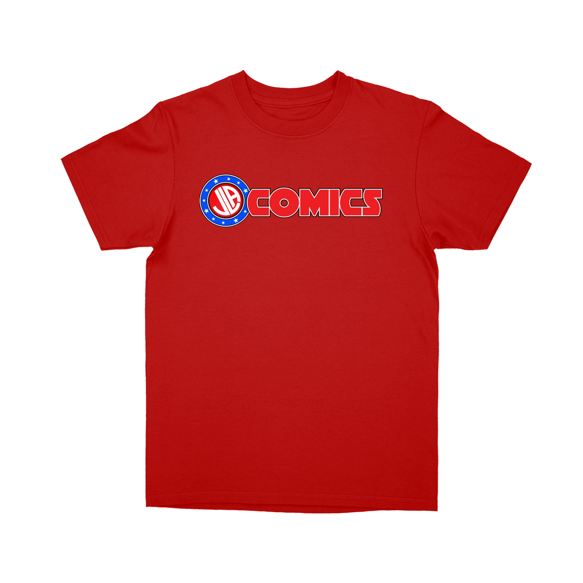 Basic Youth T-shirt - Red - front***Red|||Basic Youth T-shirt