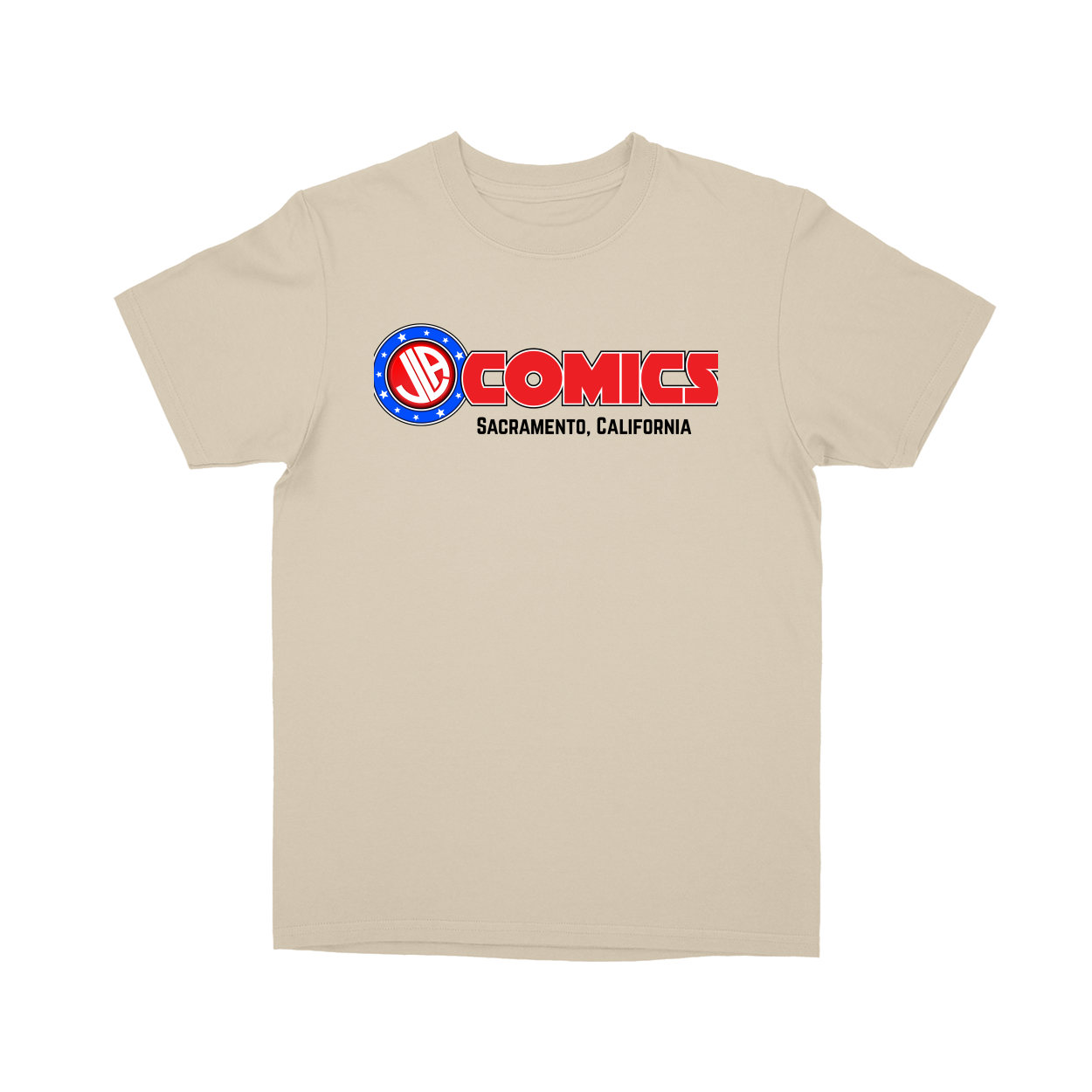 Basic Youth T-shirt - Sand - front***Sand|||Basic Youth T-shirt