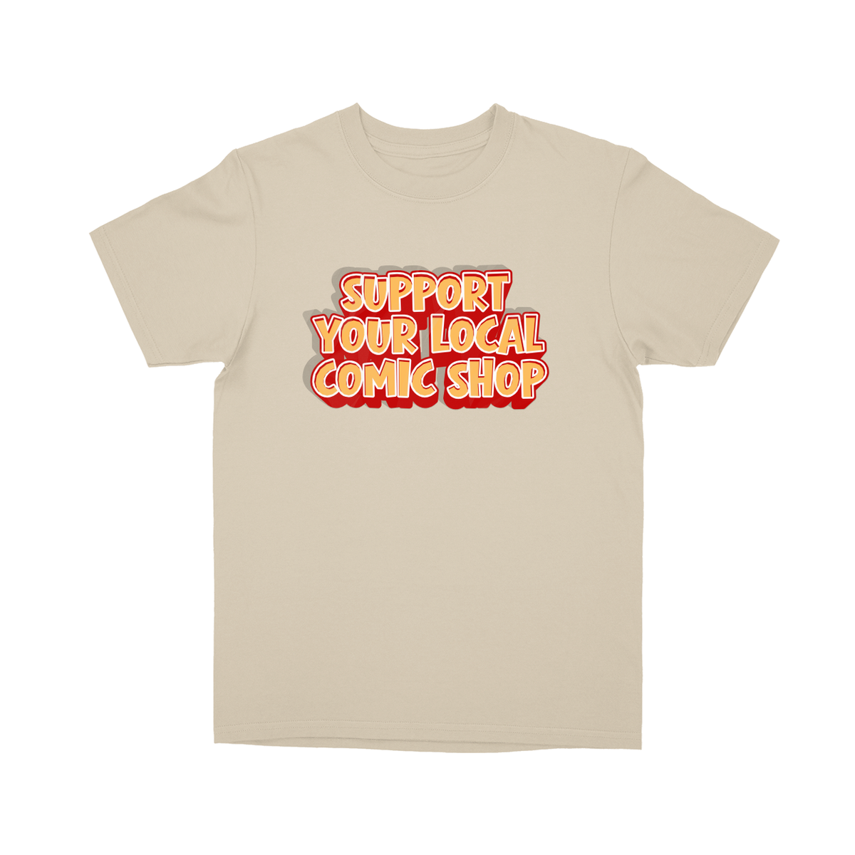 Basic Youth T-shirt - Sand - front***Sand|||Basic Youth T-shirt