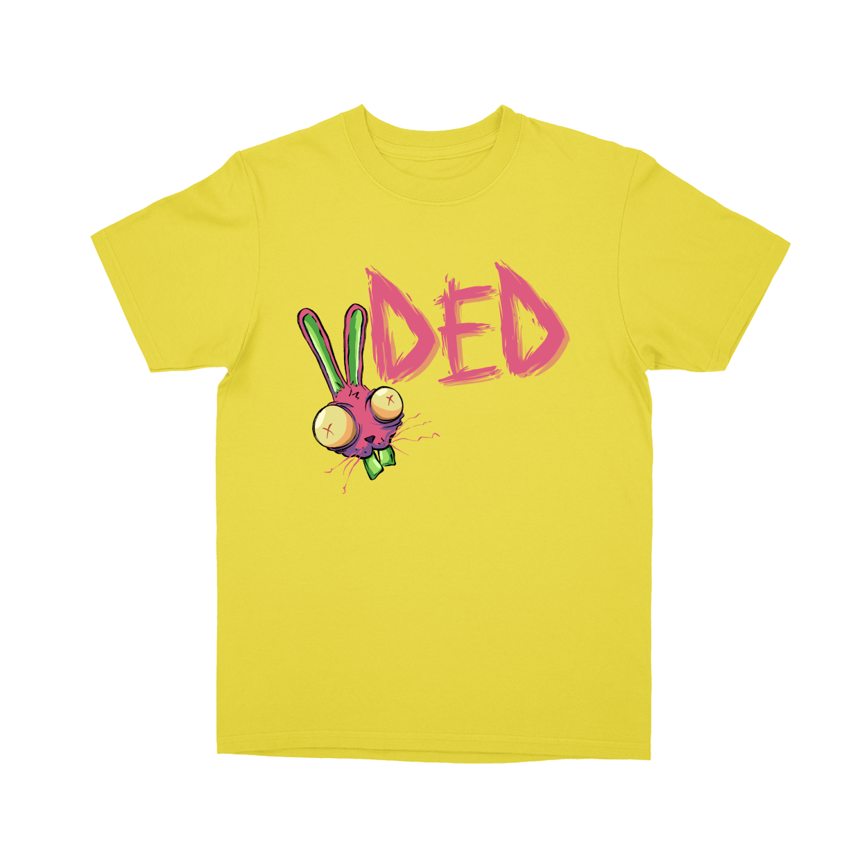 Basic Youth T-shirt - Yellow - front***Yellow|||Basic Youth T-shirt