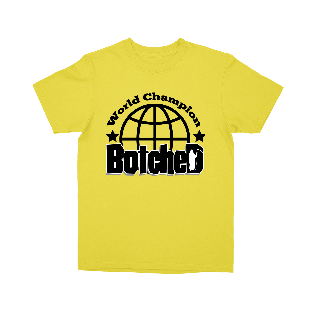 Basic Youth T-shirt - Yellow - front***Yellow|||Basic Youth T-shirt