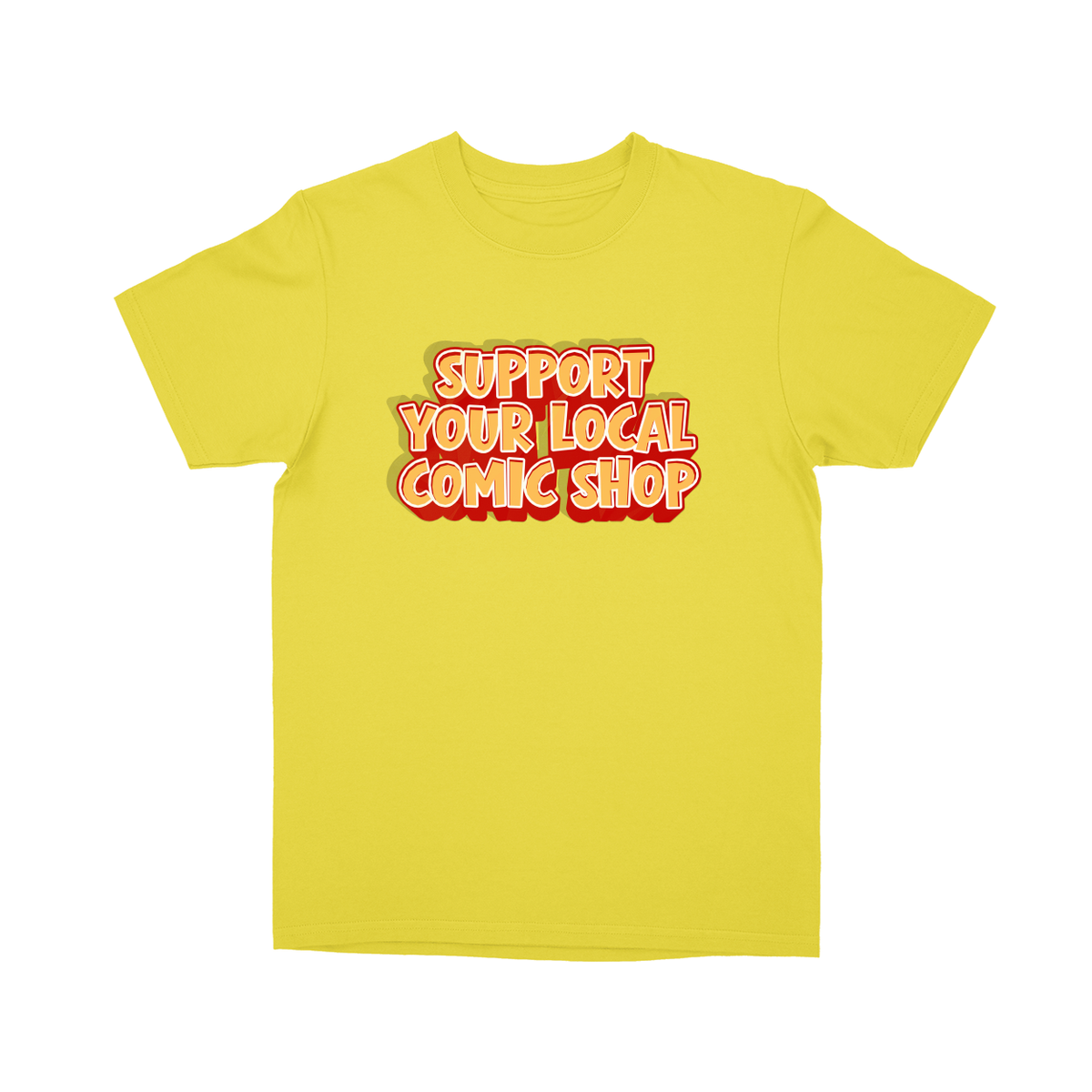 Basic Youth T-shirt - Yellow - front